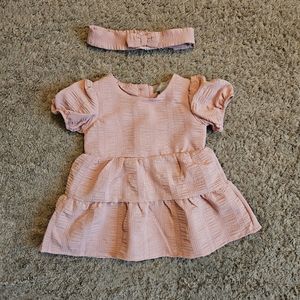 Blush Dress with headband